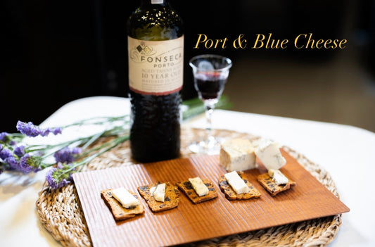 ポートワインとブルーチーズ🍷🧀🌿Port &Blue Cheese